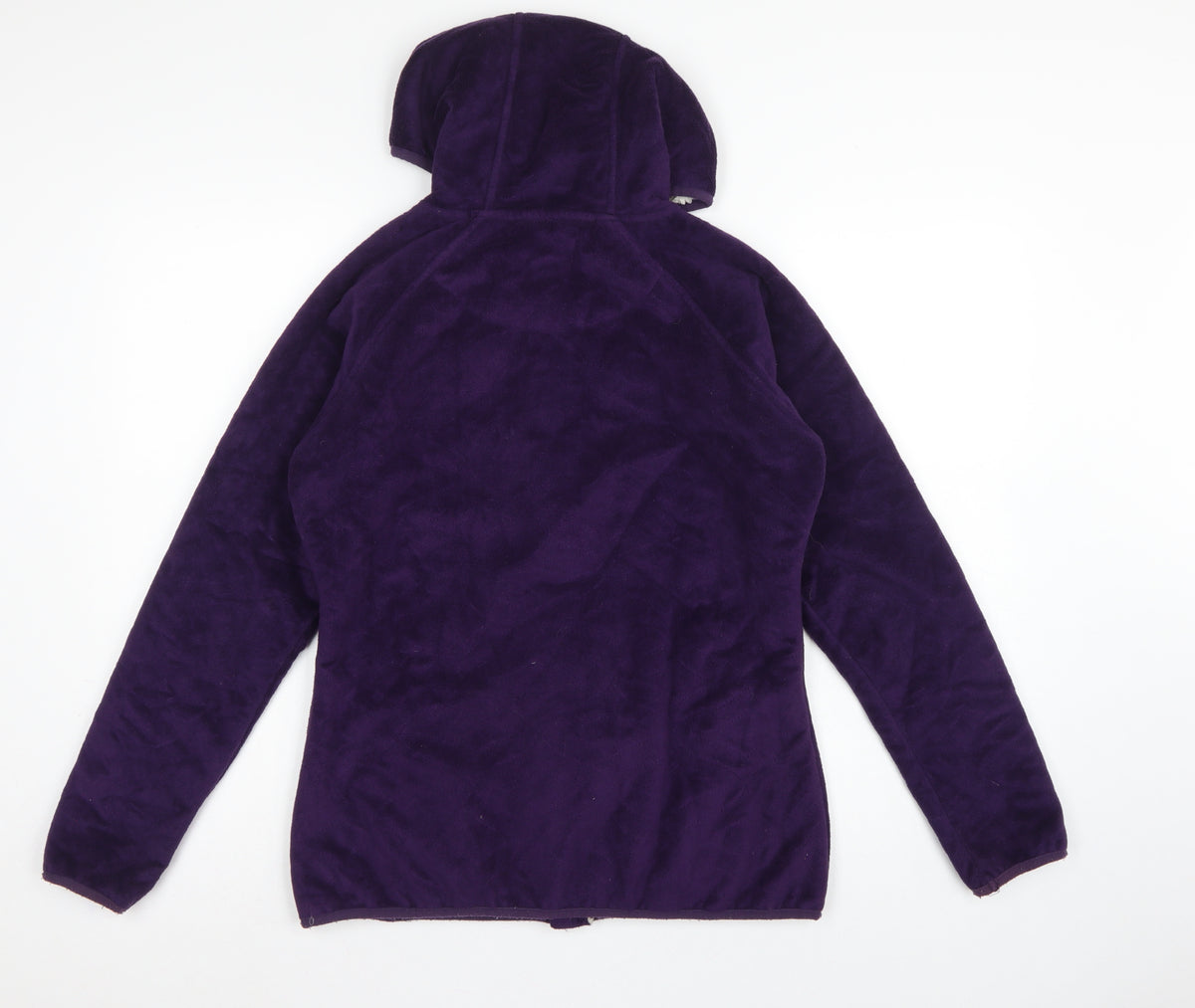 Peter Storm Women’s Purple Size 12 Hooded Full Zip Fleece Jacket