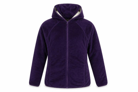 Peter Storm Women’s Purple Size 12 Hooded Full Zip Fleece Jacket
