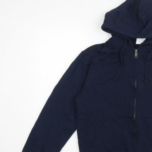 Russell Men's Navy M Peterhouse Cambridge Full Zip Embroidered Hoodie