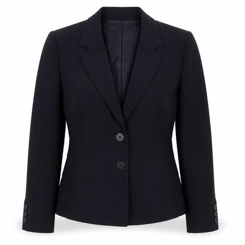 Hobbs Women’s Navy Blue UK 12 Tailored Two Button Blazer Jacket
