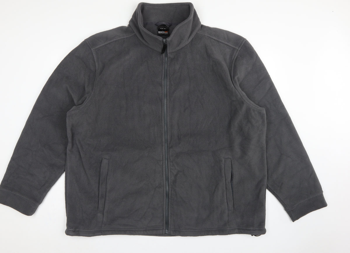 Regatta Professional Men’s Grey 4XL Fleece Full Zip Jacket