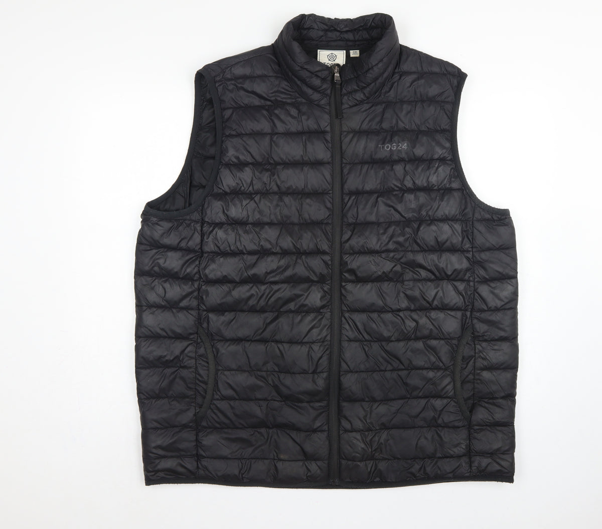 TOG24 Men’s Black 2XL Quilted Puffer Bodywarmer Outdoor Gilet