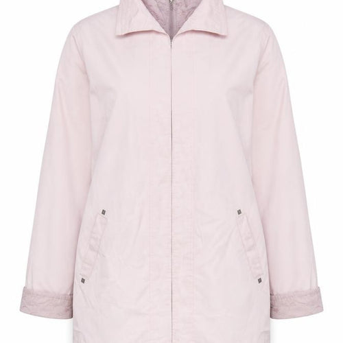 Klass Collection Women Pink Size 14 Mid-Length Zip Jacket