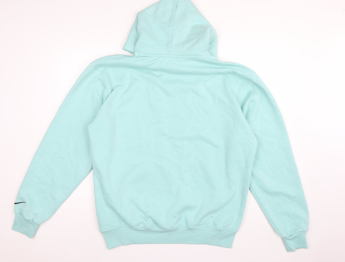Nike Men’s Mint Green 2XL Pullover Hoodie Logo Cotton Pocket Sports