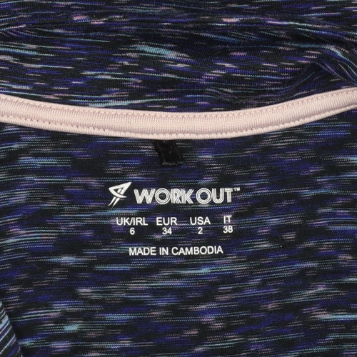 Atmosphere Work Out Women’s Multicoloured UK 6 Track Jacket Full Zip