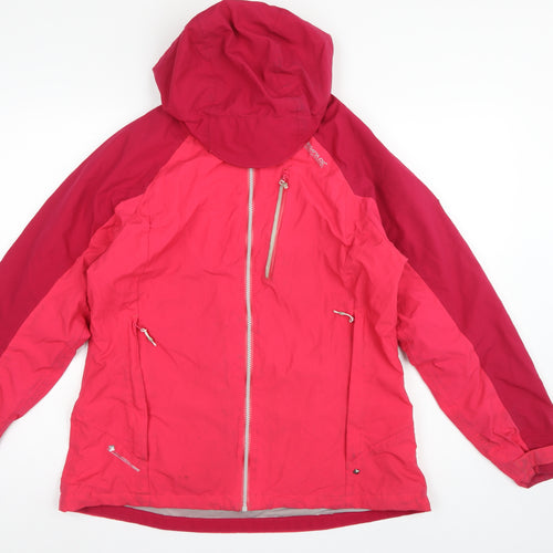 Regatta Women’s Pink UK 16 Hooded Waterproof Ski Jacket Outdoor