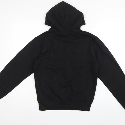 Be Jealous Girls Black L Pullover Christmas Elf Graphic Hoodie