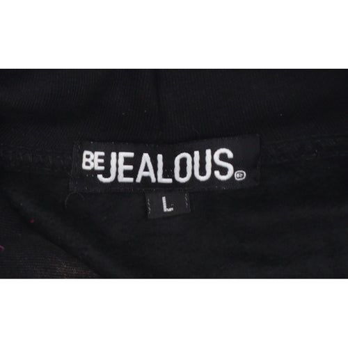 Be Jealous Girls Black L Pullover Christmas Elf Graphic Hoodie