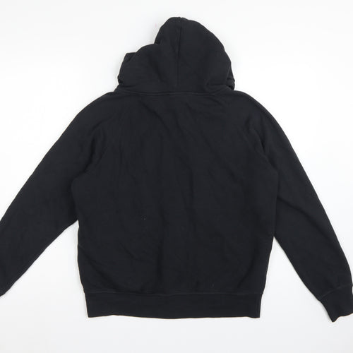 New Balance Men’s Black M Full Zip Logo Hoodie Fleece