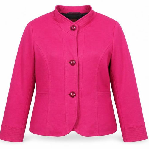 Olsen Women’s Pink UK 16 Tailored Lined 3 Button Blazer Jacket