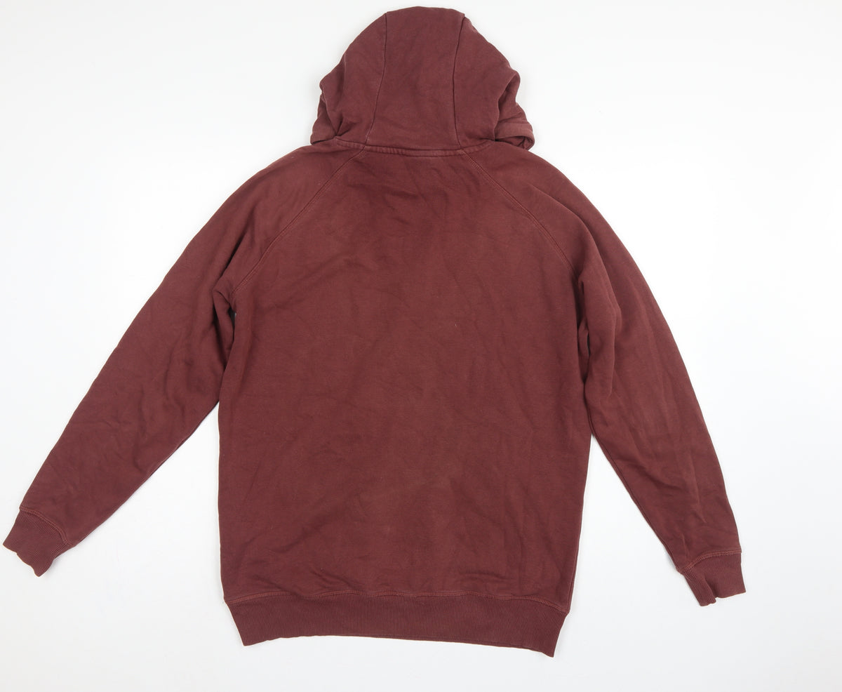 Gymshark Men’s Red S Pullover Hoodie Logo Gym Training