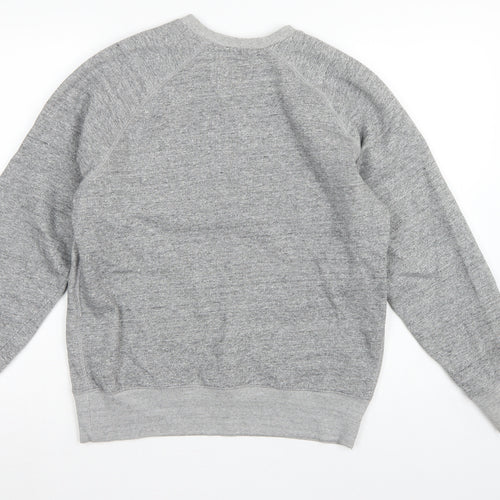 Duffer St George Men’s Grey S London Academy Graphic Crew Sweatshirt