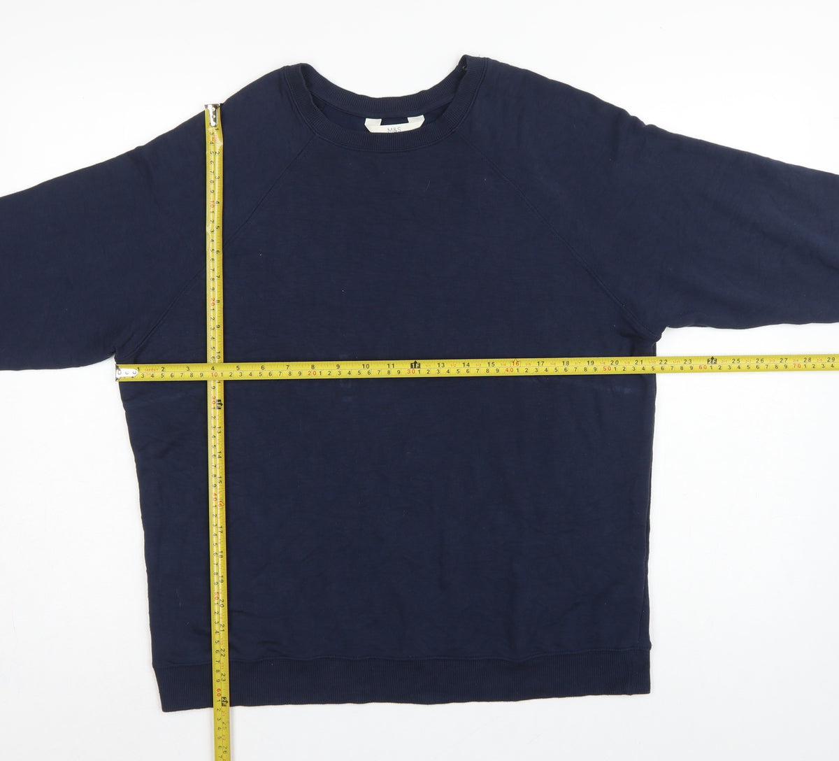 Marks and Spencer Women’s Navy Small Pullover Crew Neck Sweatshirt