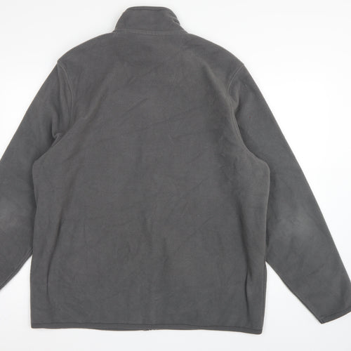 Ozark Trail Men’s Grey XL Fleece Jacket Full Zip Outdoor