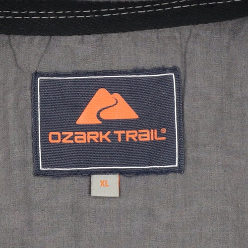 Ozark Trail Men’s Grey XL Fleece Jacket Full Zip Outdoor