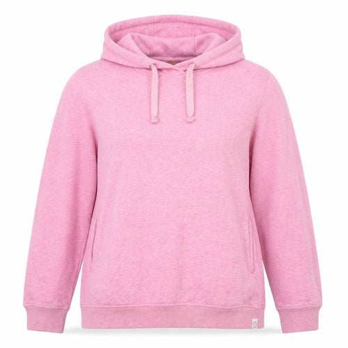 Fat Face Women’s Pink M Pullover Hoodie Drawstring Pockets Cotton Blend