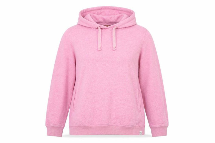 Fat Face Women’s Pink M Pullover Hoodie Drawstring Pockets Cotton Blend
