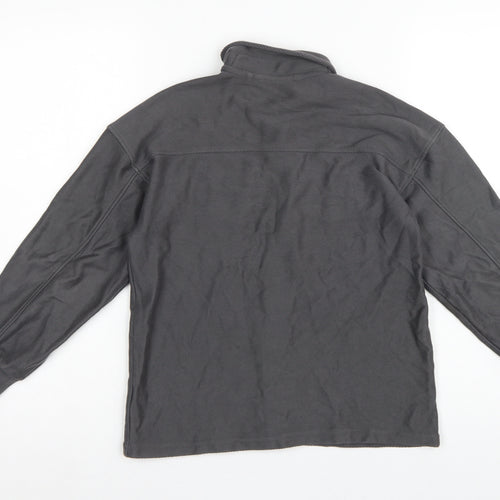 Next Boys Grey 9 Years Basic Button-Up Long Sleeve Cotton Shirt