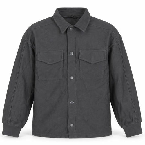 Next Boys Grey 9 Years Basic Button-Up Long Sleeve Cotton Shirt