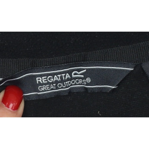 Regatta Mens Black XL 1/4 Zip Fleece Sweatshirt Outdoor Hiking