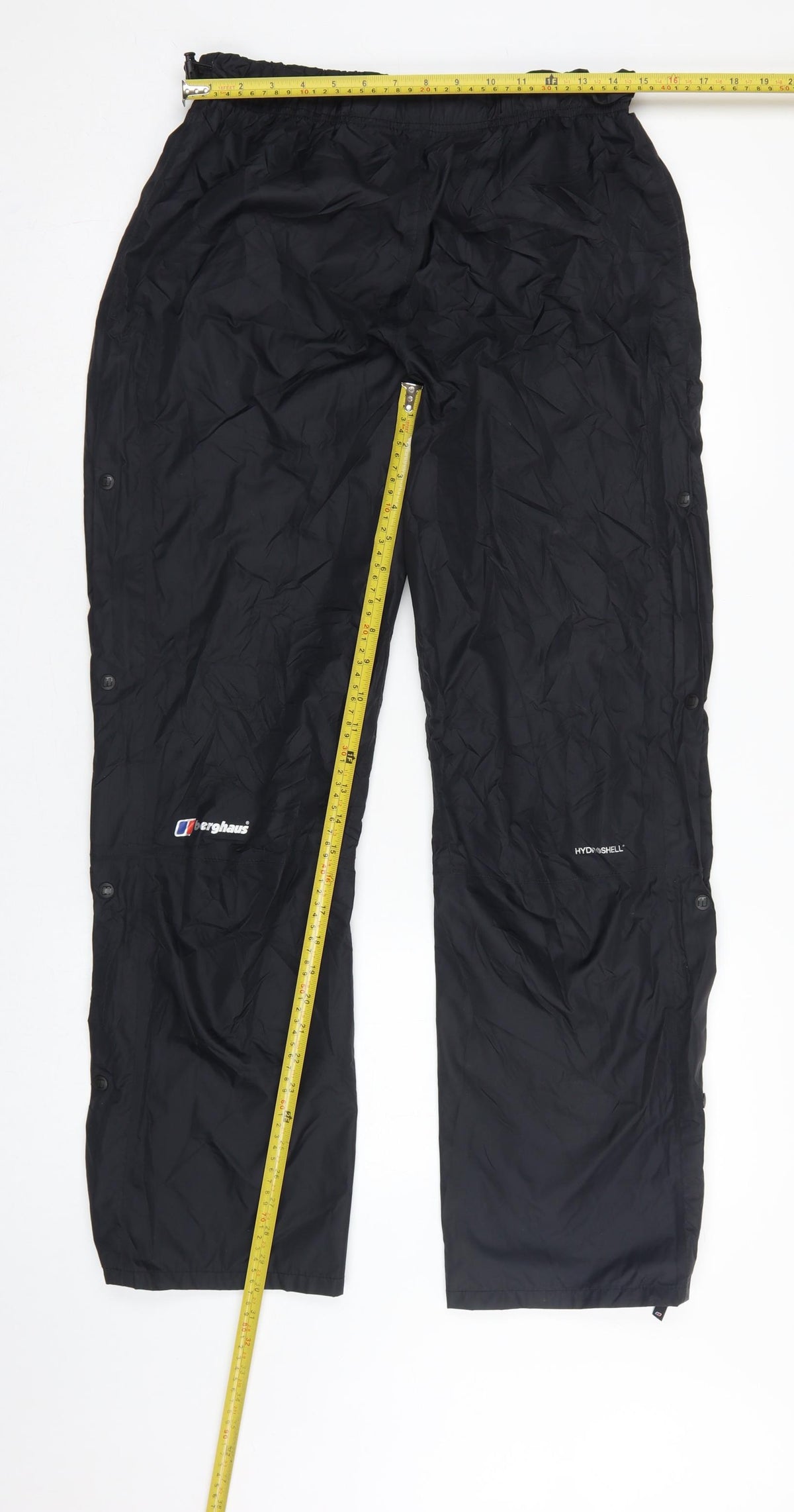 Berghaus Men’s Black M Rain Trousers 31in Leg Waterproof Hydroshell