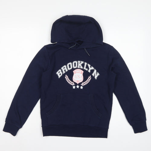 Tokyo Laundry Boys Blue 12-13 Years Pullover Hoodie Brooklyn USA