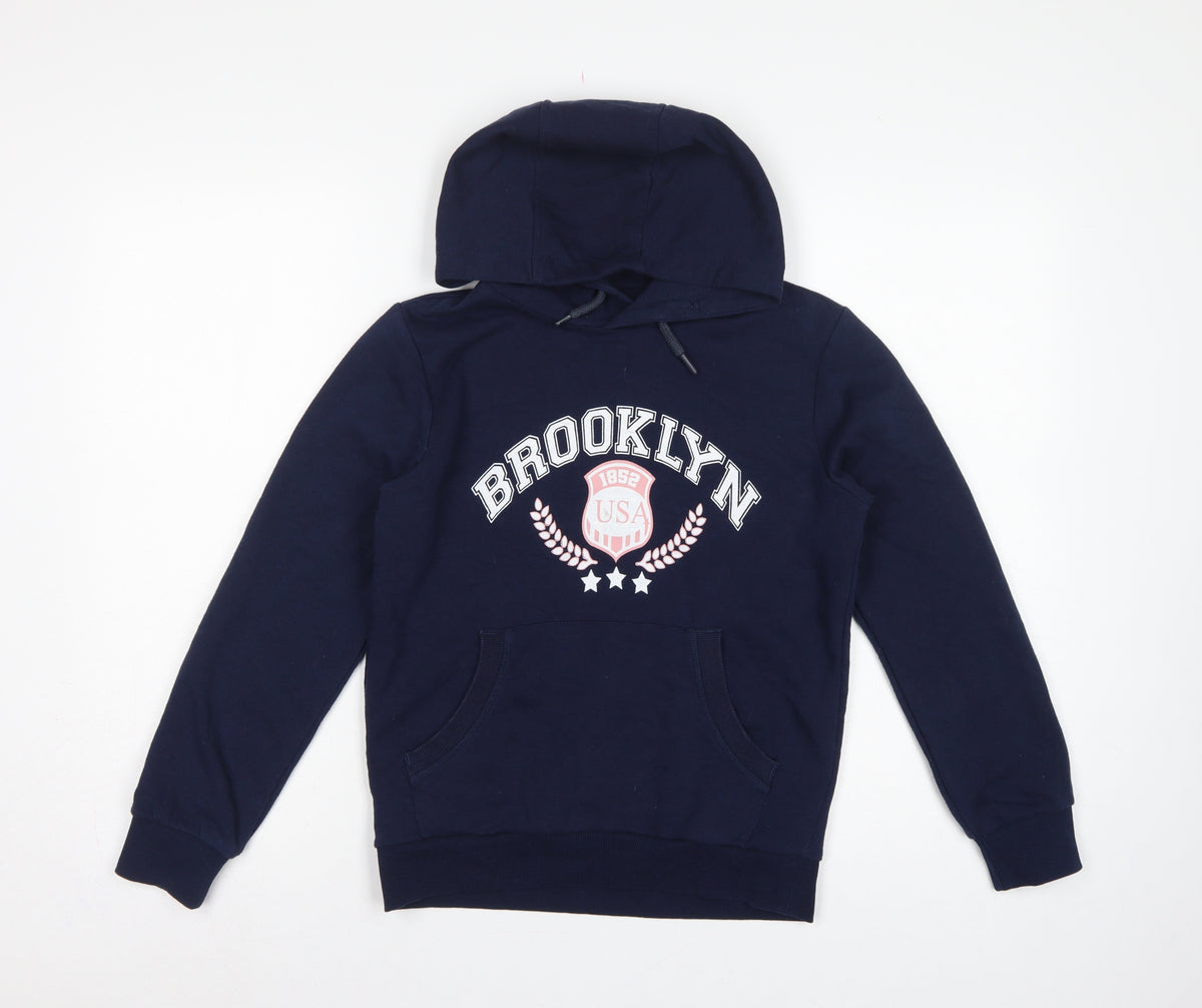 Tokyo Laundry Boys Blue 12-13 Years Pullover Hoodie Brooklyn USA