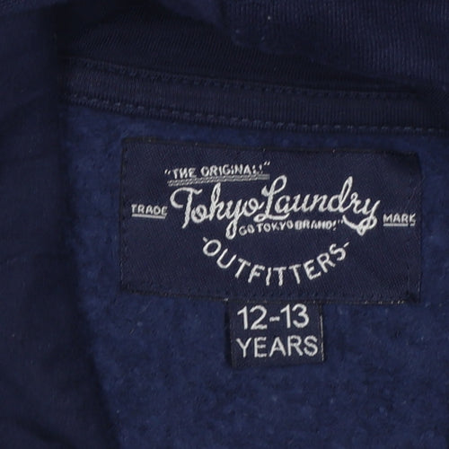 Tokyo Laundry Boys Blue 12-13 Years Pullover Hoodie Brooklyn USA