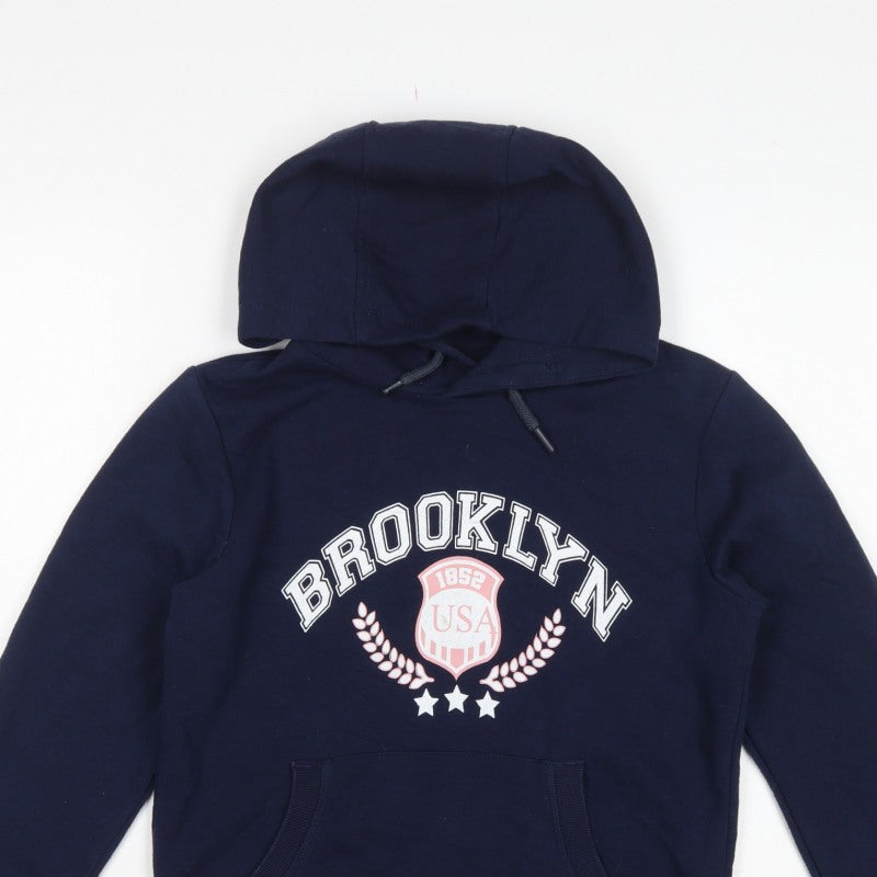 Tokyo Laundry Boys Blue 12-13 Years Pullover Hoodie Brooklyn USA