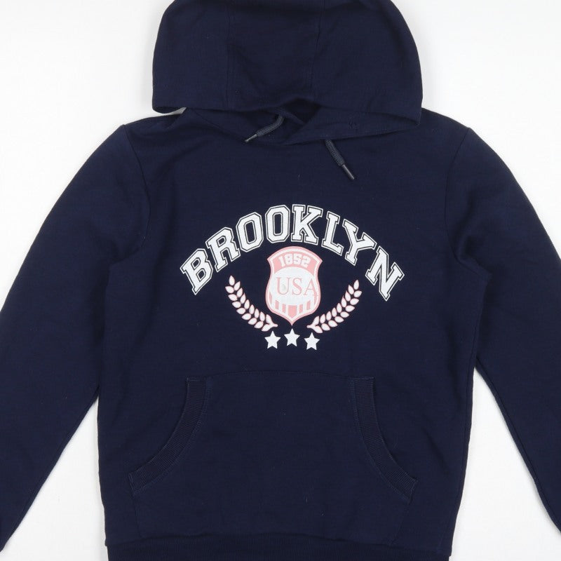 Tokyo Laundry Boys Blue 12-13 Years Pullover Hoodie Brooklyn USA
