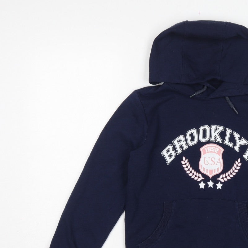 Tokyo Laundry Boys Blue 12-13 Years Pullover Hoodie Brooklyn USA
