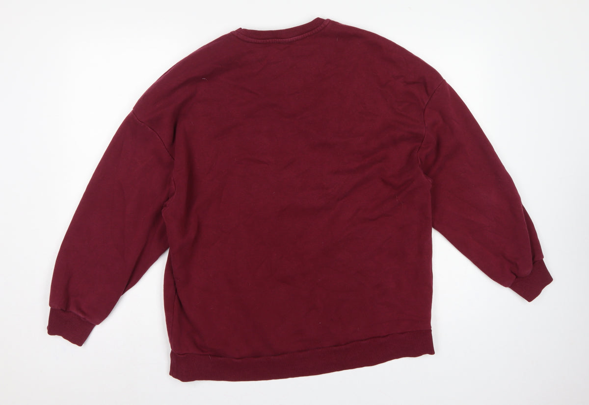 V by Very Women’s Red Georgia USA Graphic Crew Neck Sweatshirt M