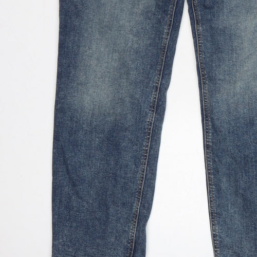 Tu Men’s Blue 34 Straight Fit Stretch Denim Jeans 5 Pocket