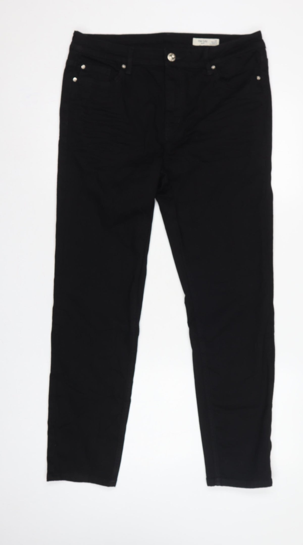 M&S The Lily Women’s Black UK 16 Regular Slim Skinny Stretch Jeans