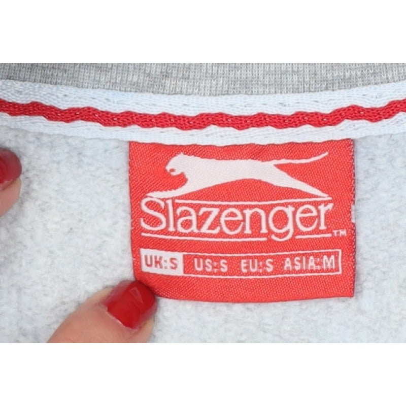 Additional view of Slazenger Men’s Grey S 1/4 Zip High Neck Pocket Sweatshirt