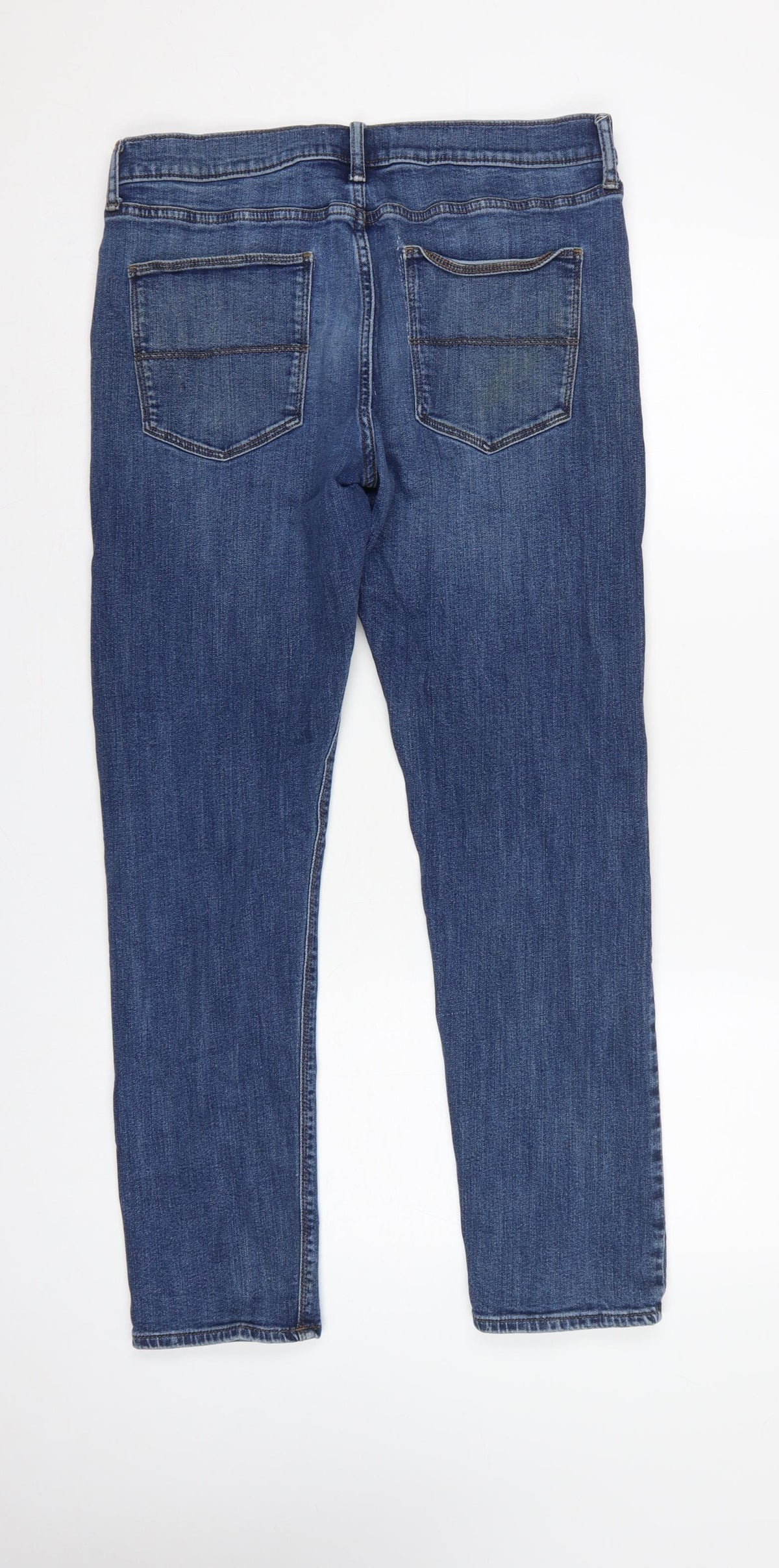 Marks and Spencer Men’s Blue 32/31 Slim Fit Tapered Jeans