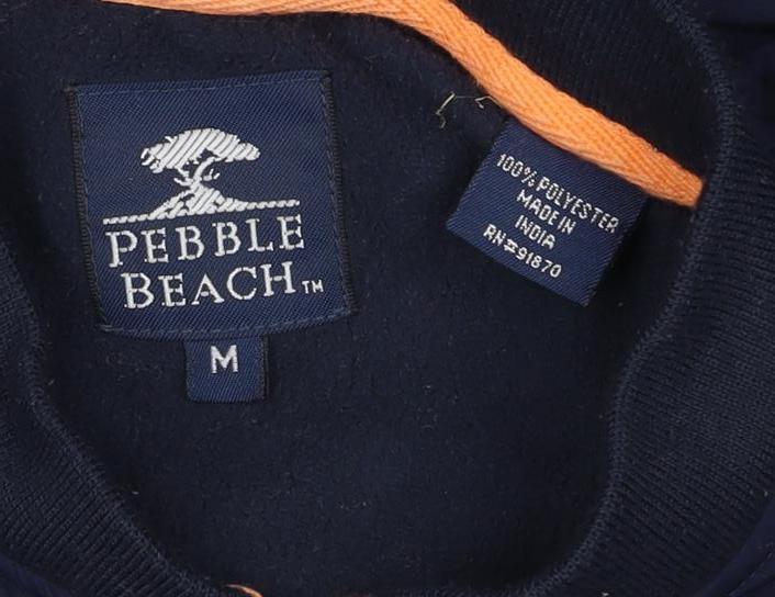Additional view of Pebble Beach Men’s Blue M Full Zip Golf Bodywarmer Waistcoat