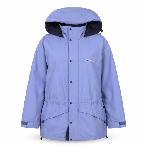 Berghaus Women's Blue UK 14 Gore-Tex Hooded Waterproof Parka Jacket