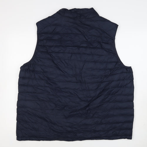Marks & Spencer Men’s Navy 3XL Puffer Quilted Full Zip Bodywarmer