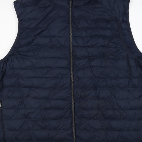 Marks & Spencer Men’s Navy 3XL Puffer Quilted Full Zip Bodywarmer