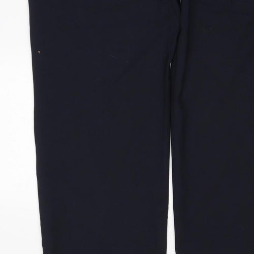 Marks & Spencer Women’s Blue 36 Regular Fit Straight Dress Trousers