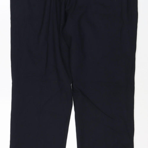 Marks & Spencer Women’s Blue 36 Regular Fit Straight Dress Trousers