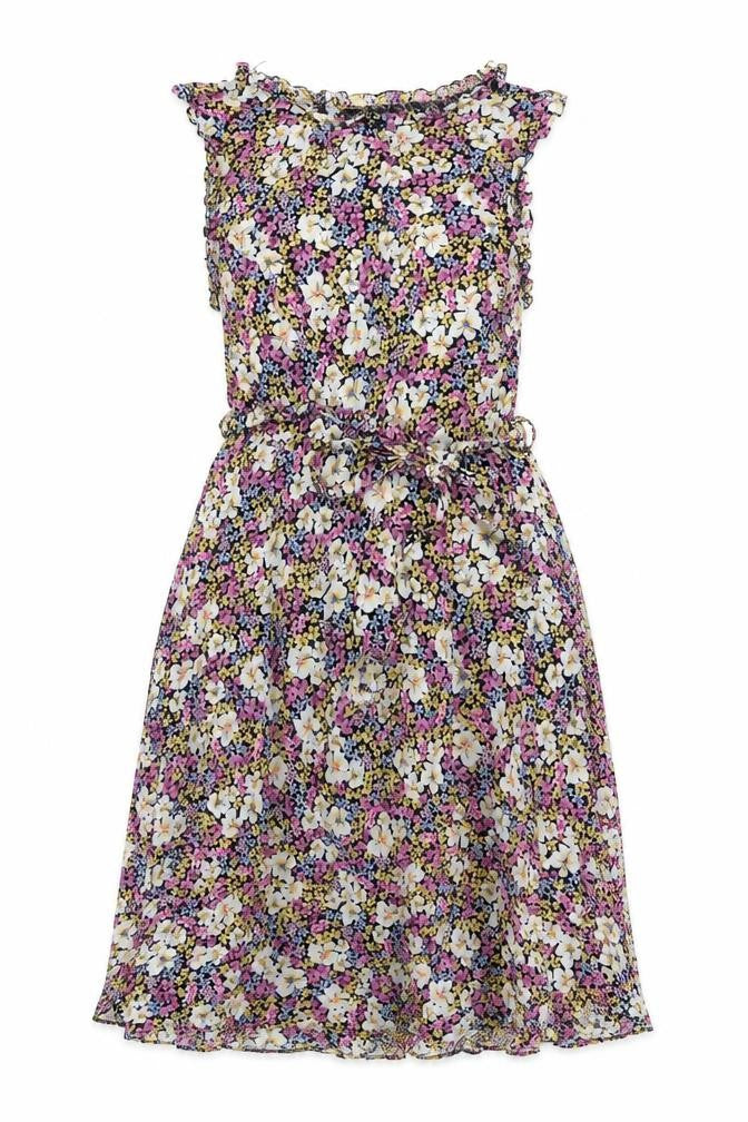 Roman Women Black Floral One Shoulder Asymmetric Dress UK 10