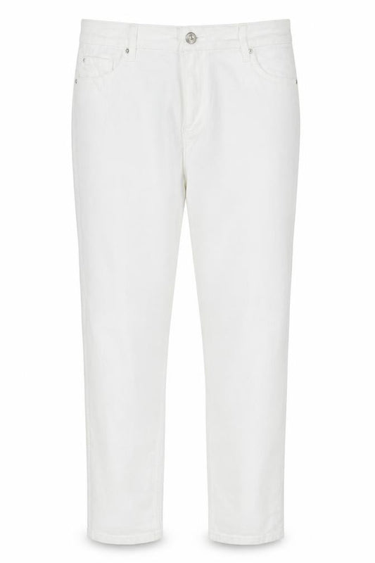 Banana Republic Women White UK 18 The Lily Slim Straight Jeans