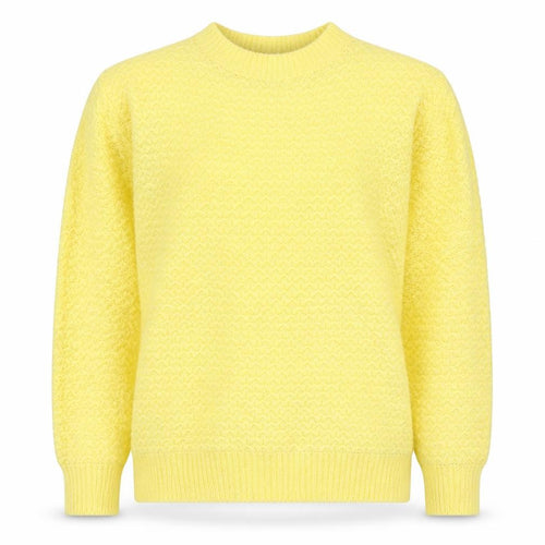 M&S Women Yellow XS Mohair Wool Blend Crew Neck Raglan Jumper