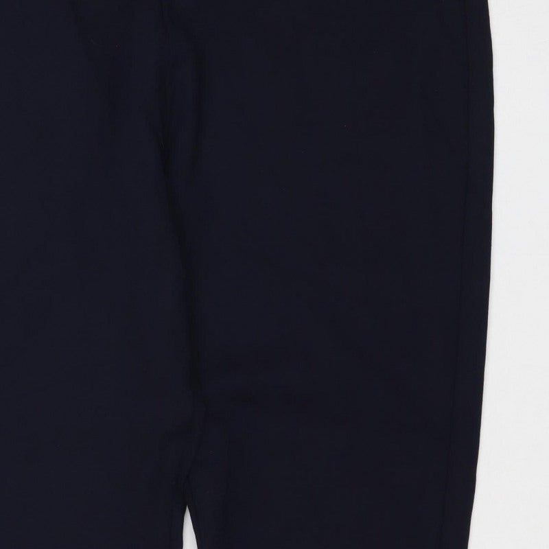 Marks & Spencer Women’s Blue Size 18 Regular Stretch Trousers 31in