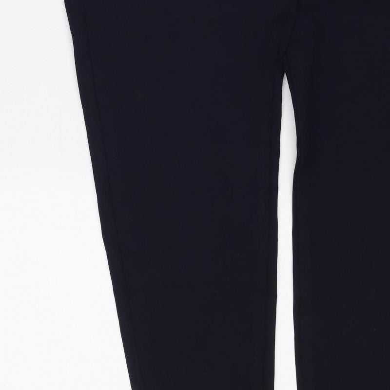 Marks & Spencer Women’s Blue Size 18 Regular Stretch Trousers 31in