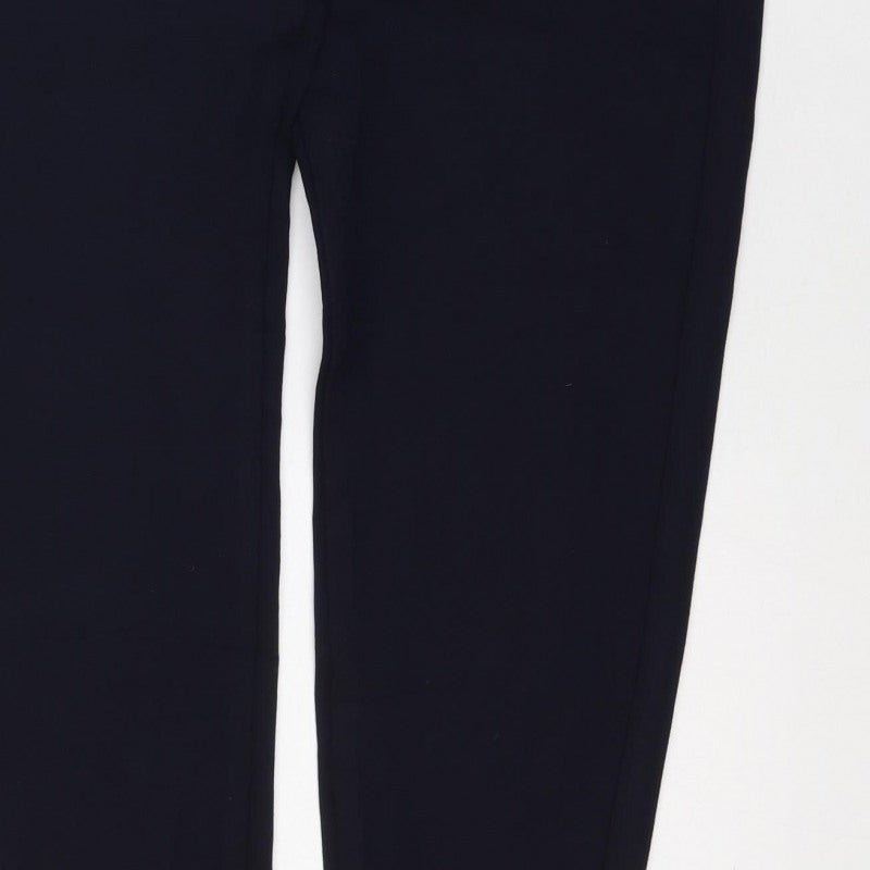 Marks & Spencer Women’s Blue Size 18 Regular Stretch Trousers 31in