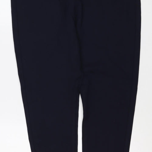 Marks & Spencer Women’s Blue Size 18 Regular Stretch Trousers 31in