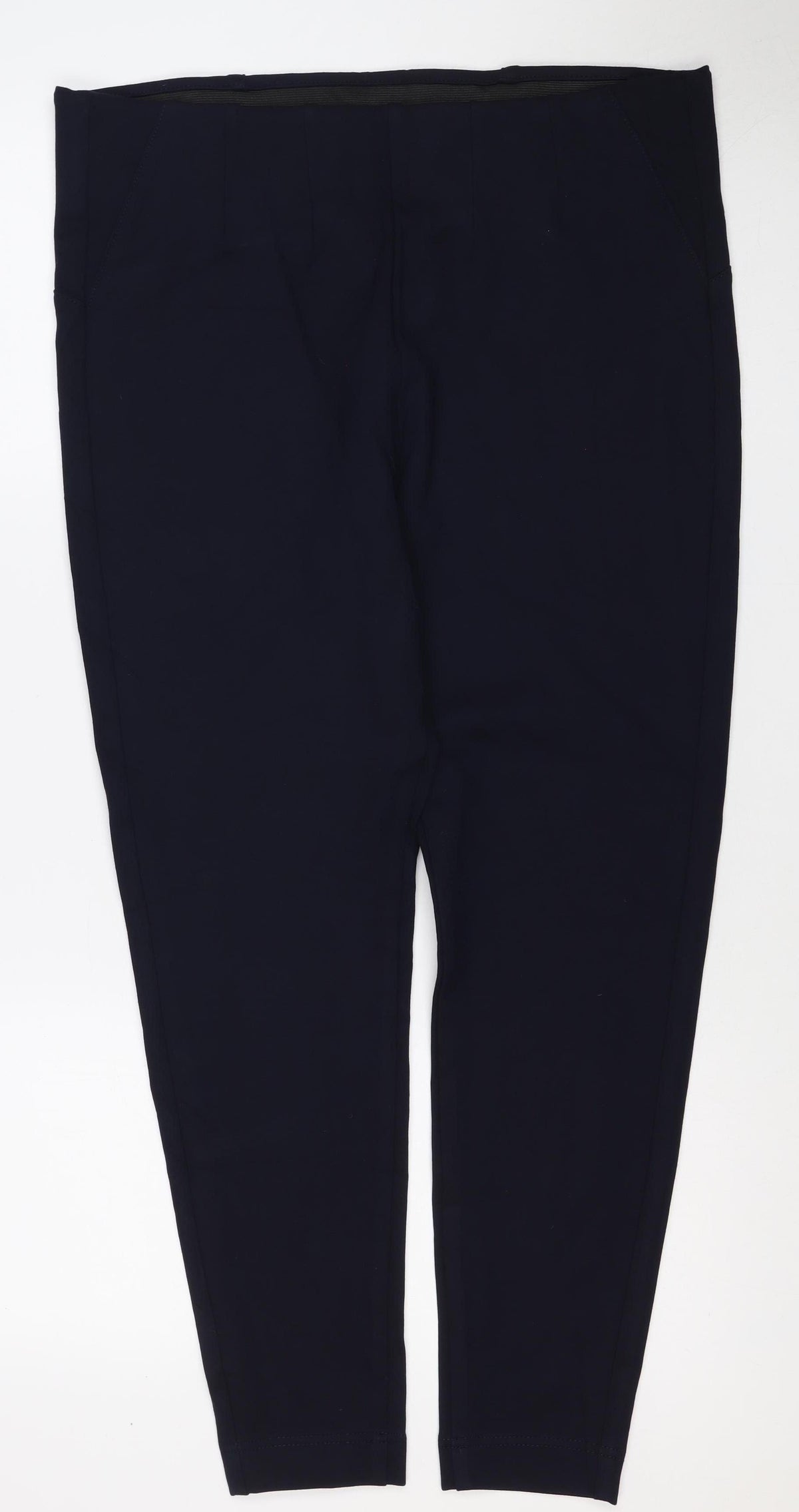 Marks & Spencer Women’s Blue Size 18 Regular Stretch Trousers 31in